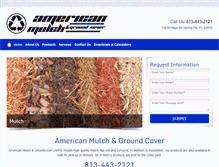 Tablet Screenshot of americanmulch.net